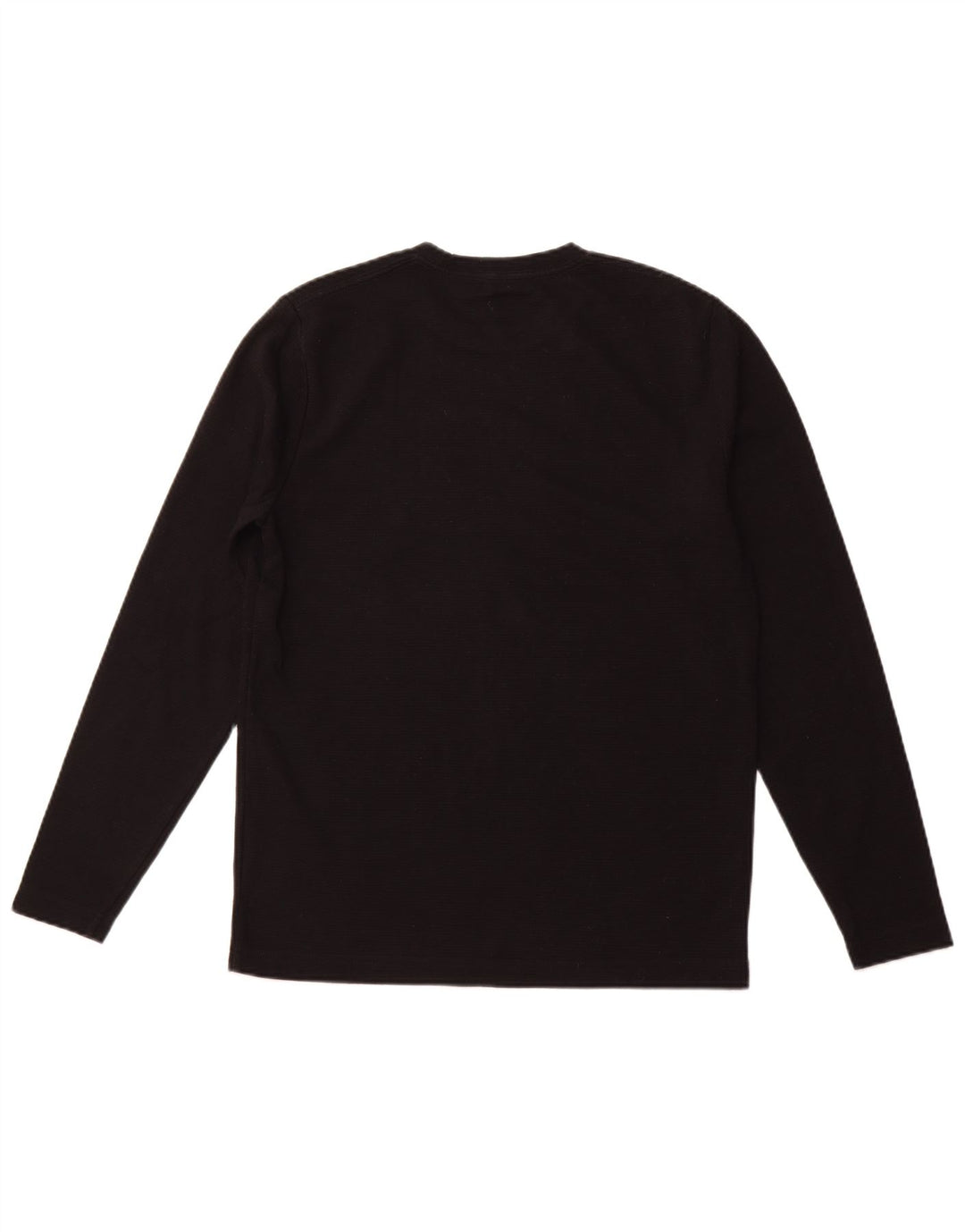 HOLLISTER Herren Graphic Top Langarm Medium Schwarz