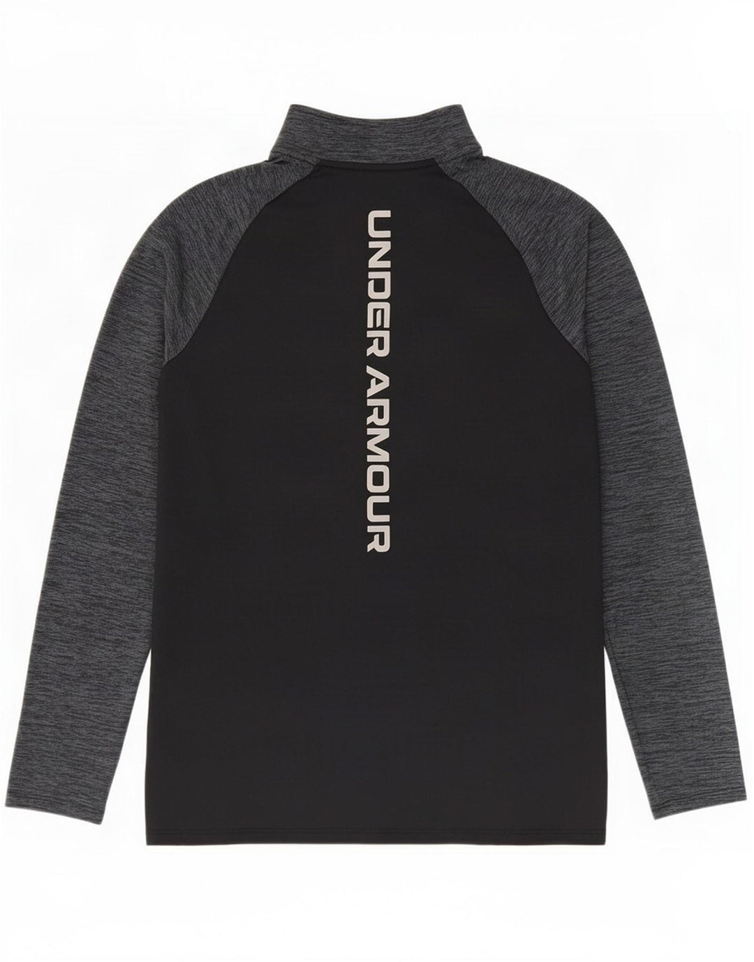 Under Armour Herren-Pullover-Trainingsanzugoberteil mit Reißverschluss, Größe S, Schwarz, Farbblock