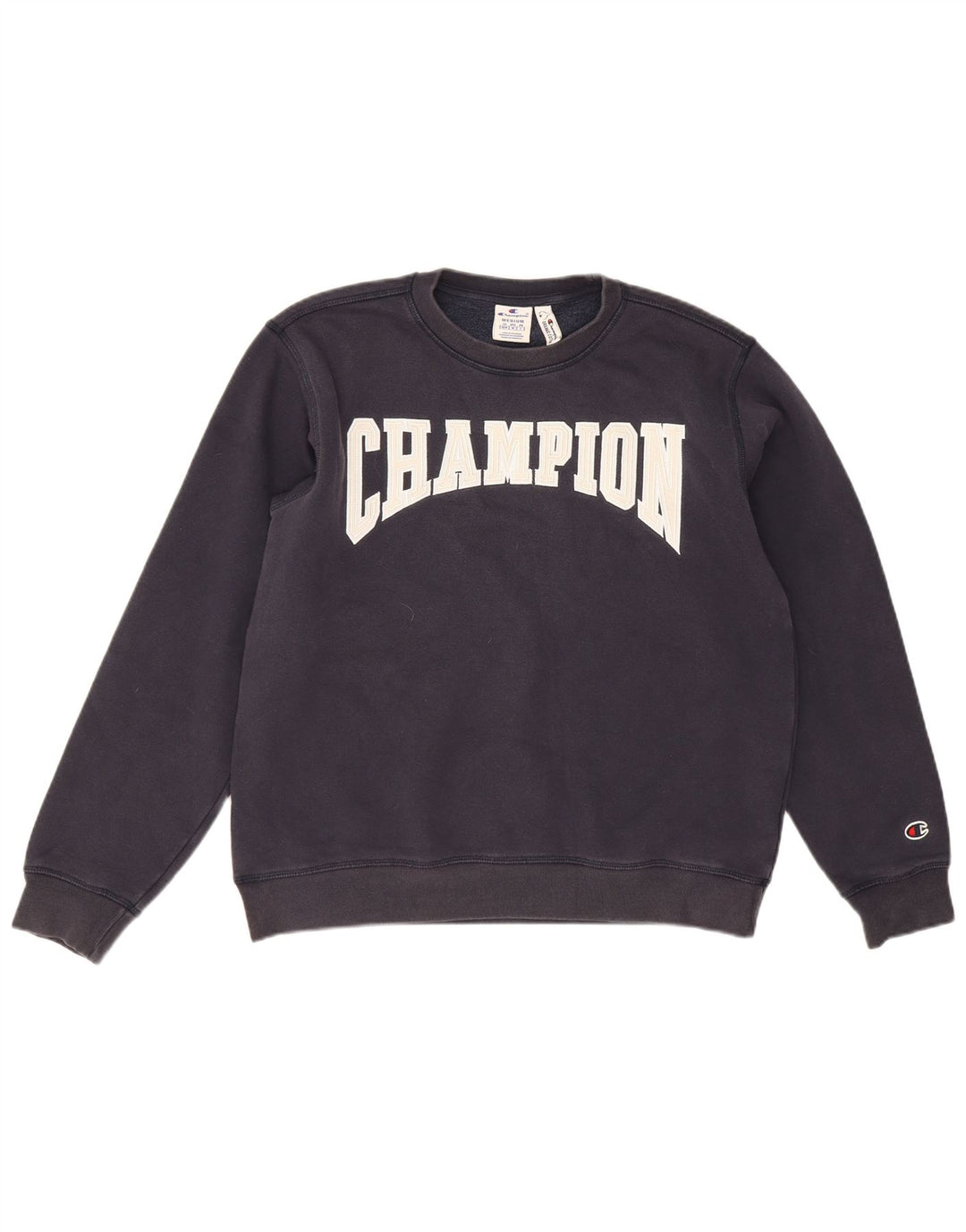 Champion Herren Grafik-Sweatshirt-Pullover, mittelmarineblaue Baumwolle