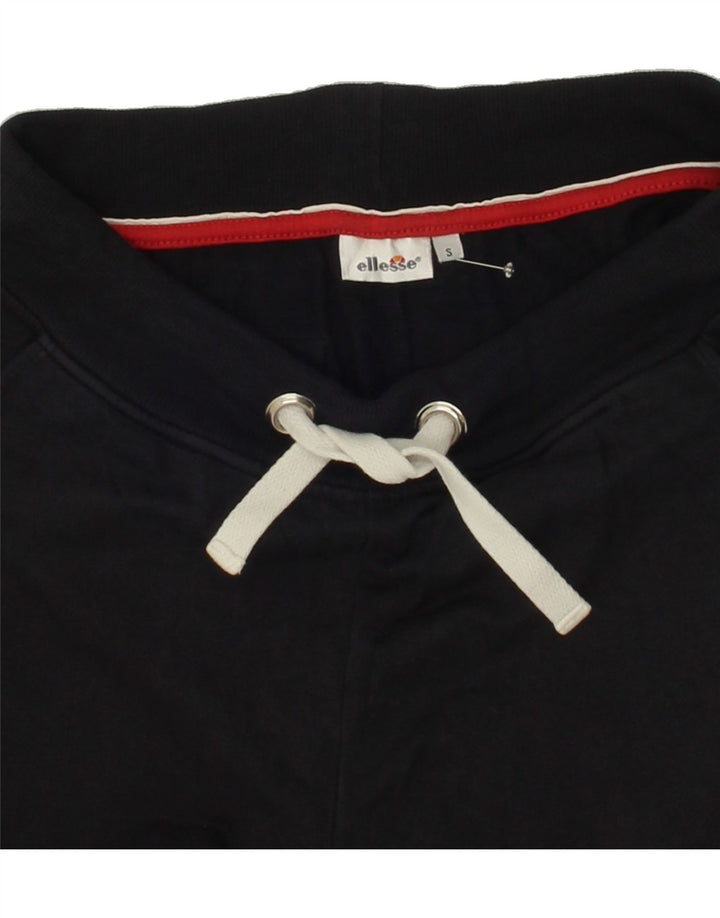 ELLESSE Mens Tracksuit Trousers Joggers Small  Navy Blue Cotton Vintage Ellesse and Second-Hand Ellesse from Messina Hembry 
