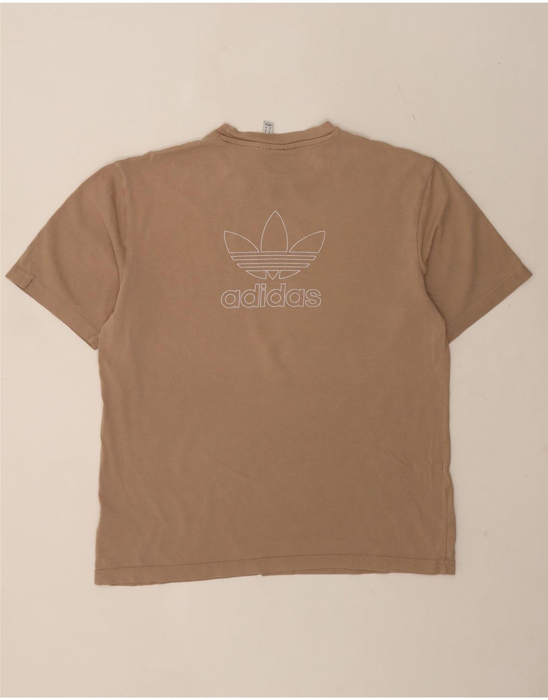 Adidas Herren Grafik-T-Shirt aus mittelbeiger Baumwolle