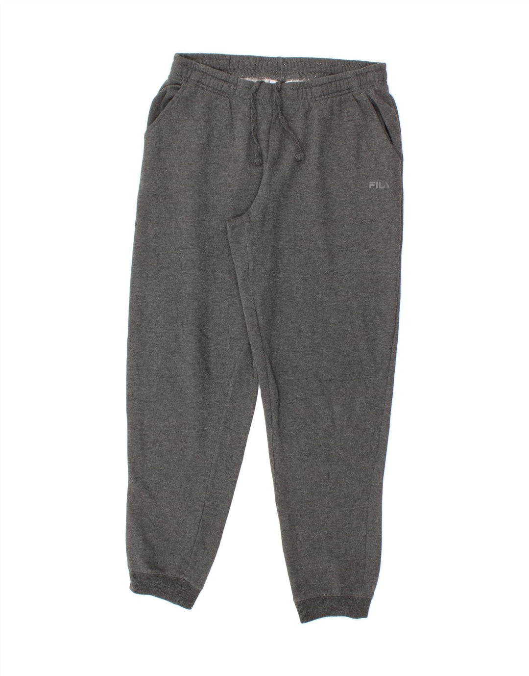 FILA Mens Tracksuit Trousers Joggers Small Grey Polyester Vintage Fila and Second-Hand Fila from Messina Hembry 