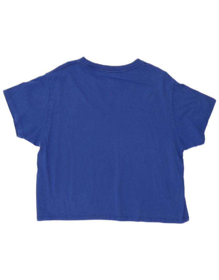 Levi's Damen-T-Shirt mit Grafik, UK 14, mittelblau, Farbblock