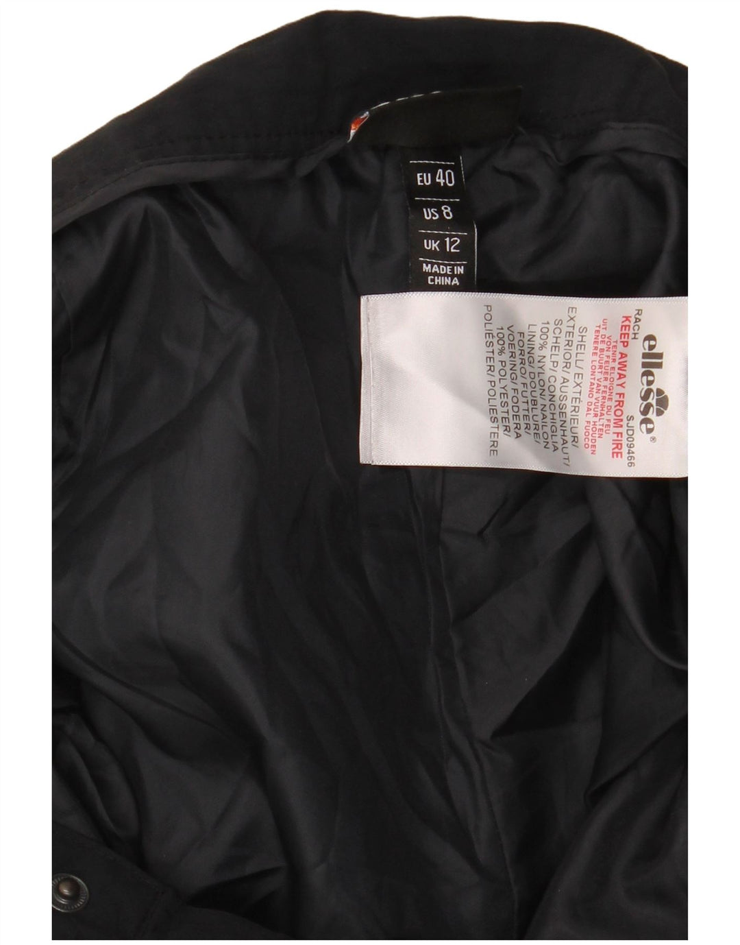 Ellesse Damen Cargohose UK 12 Medium W30 L30 Marineblau Farbblock