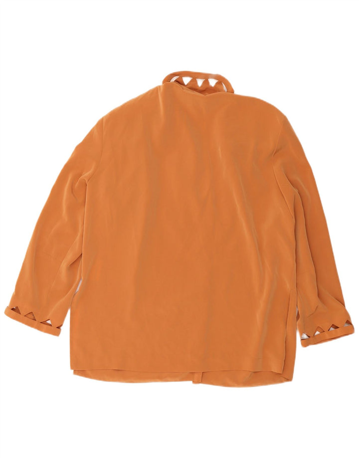 JACQUES VERT Damen-Strickjacke in Übergröße, Gr. 40, Größe L, Orange, Polyester