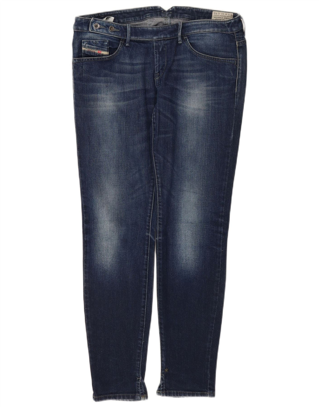 Diesel Damen Cherick Slim Jeans W31 L30 Marineblau Baumwolle