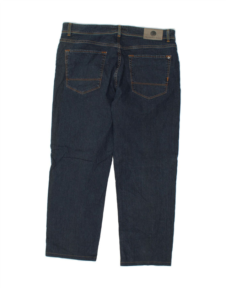 TRUSSARDI Mens Straight Jeans W35 L26 Blue Cotton Vintage Trussardi and Second-Hand Trussardi from Messina Hembry 