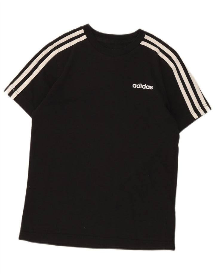 Adidas T-Shirt für Jungen, 11–12 Jahre, schwarze Baumwolle