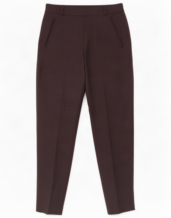 Hache Damen Tapered Casual Hose IT 40 Small W24 L25 Graue Viskose