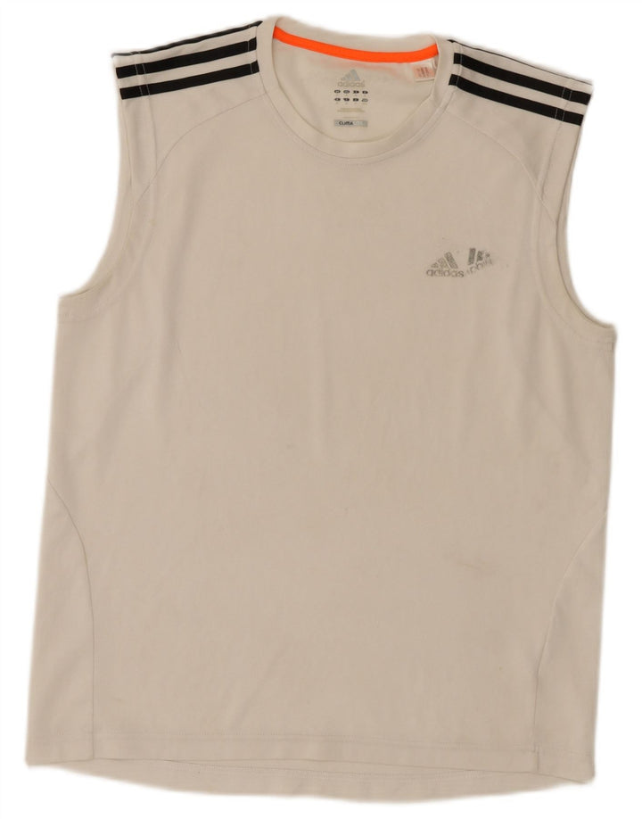 Adidas Herren Climalite Weste Top Medium Weiß