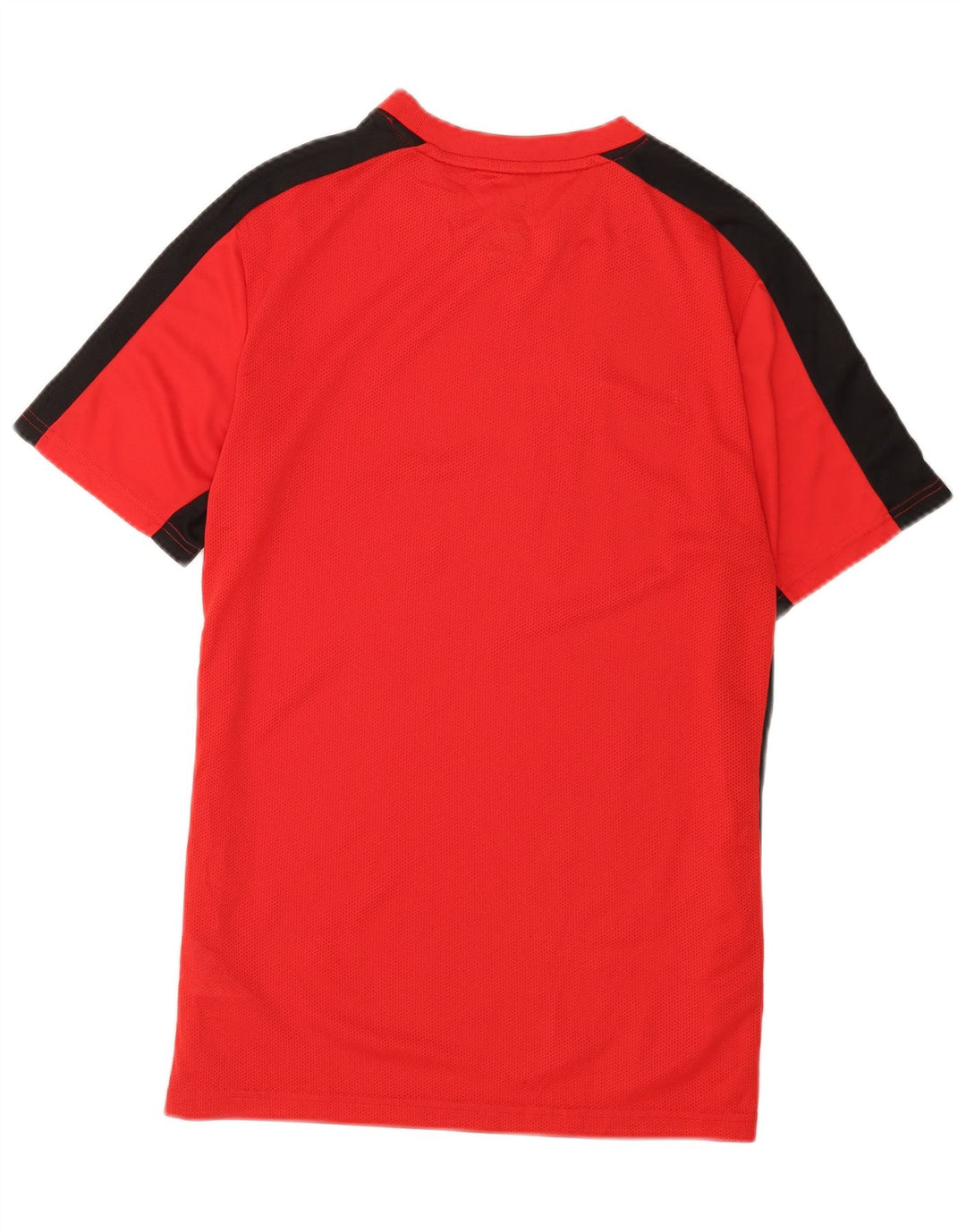 Nike Herren Dri Fit T-Shirt-Oberteil, großes rotes Farbblock-Polyester