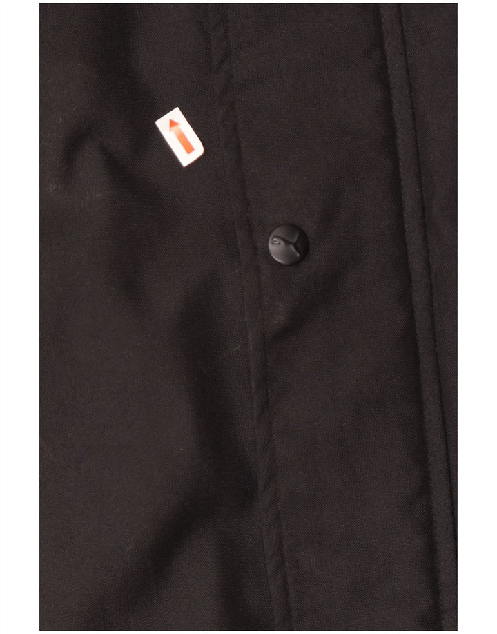 Puma Herren gepolsterter Mantel UK 40 Large Schwarz Polyester