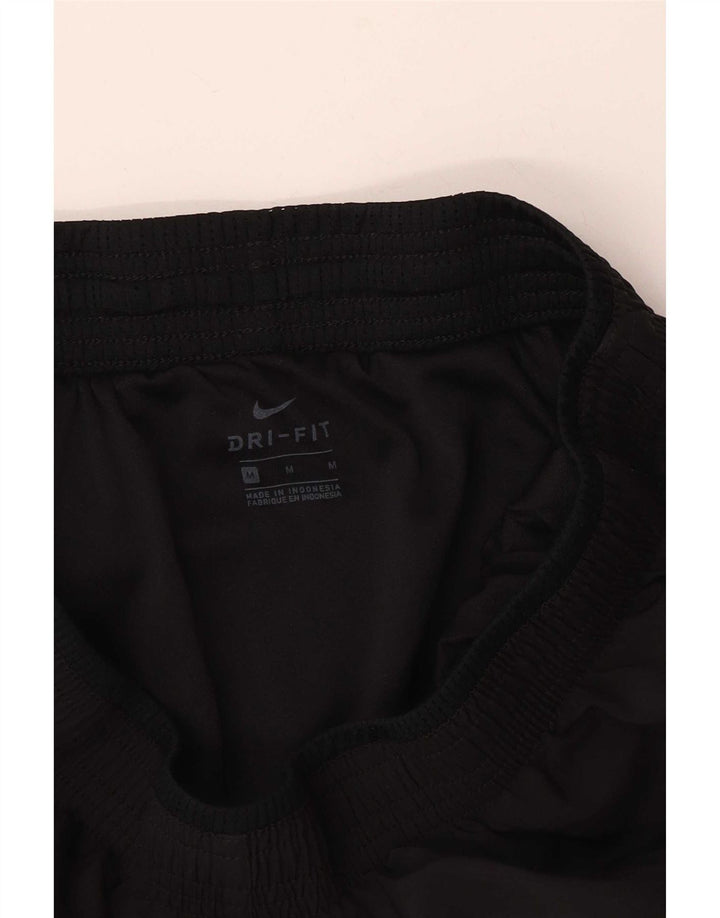 Nike Damen Dri Fit Sport Shorts UK 12 Medium Schwarz Polyester