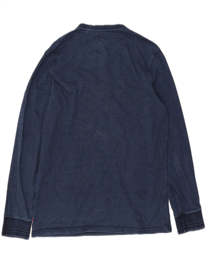Levi's Herren-Oberteil, langärmelig, groß, marineblau, Baumwolle