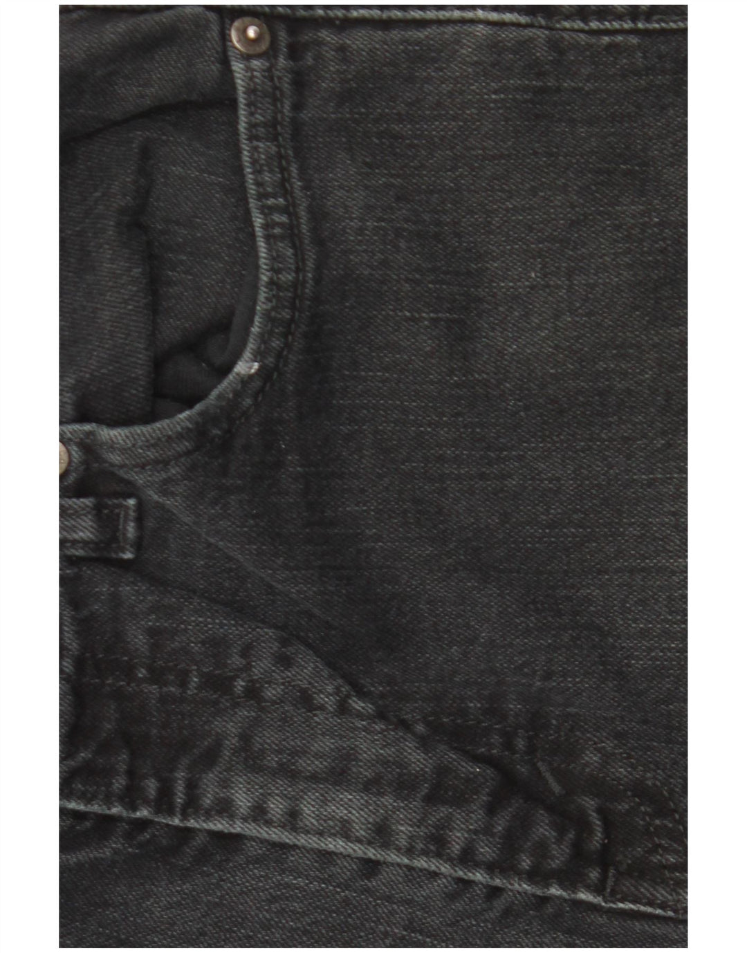 Levi's Herren-Jeansshorts W29 Small aus schwarzer Baumwolle