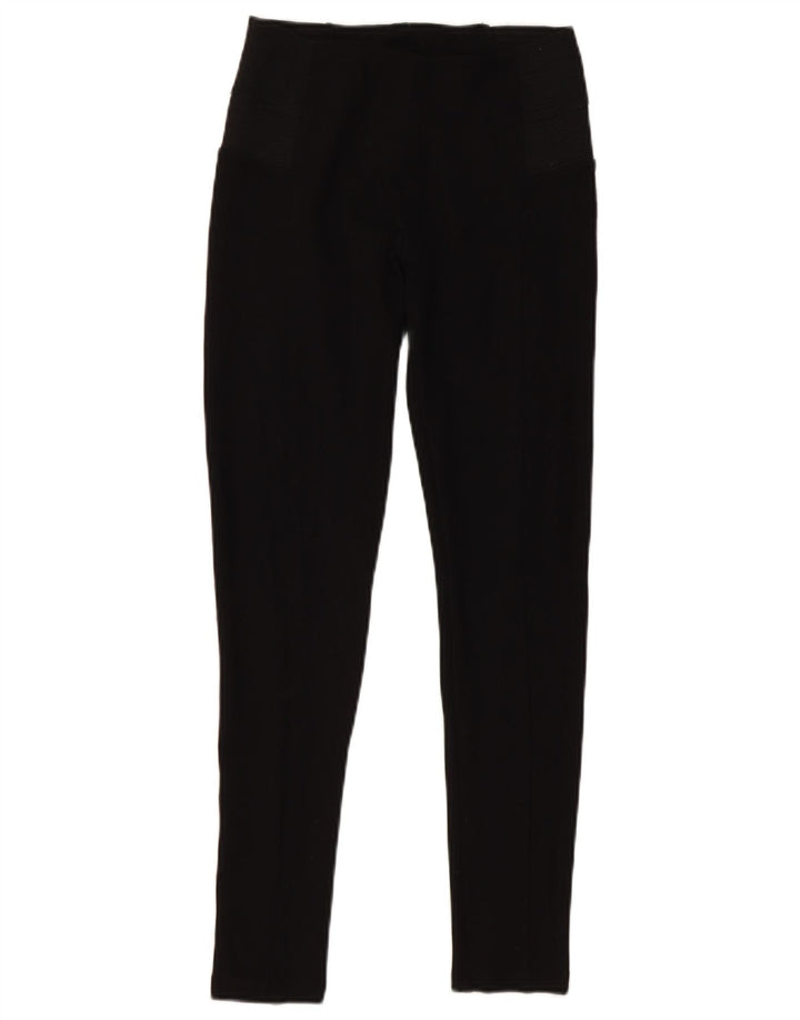 Zara Damen Leggings UK 10 Small Schwarz