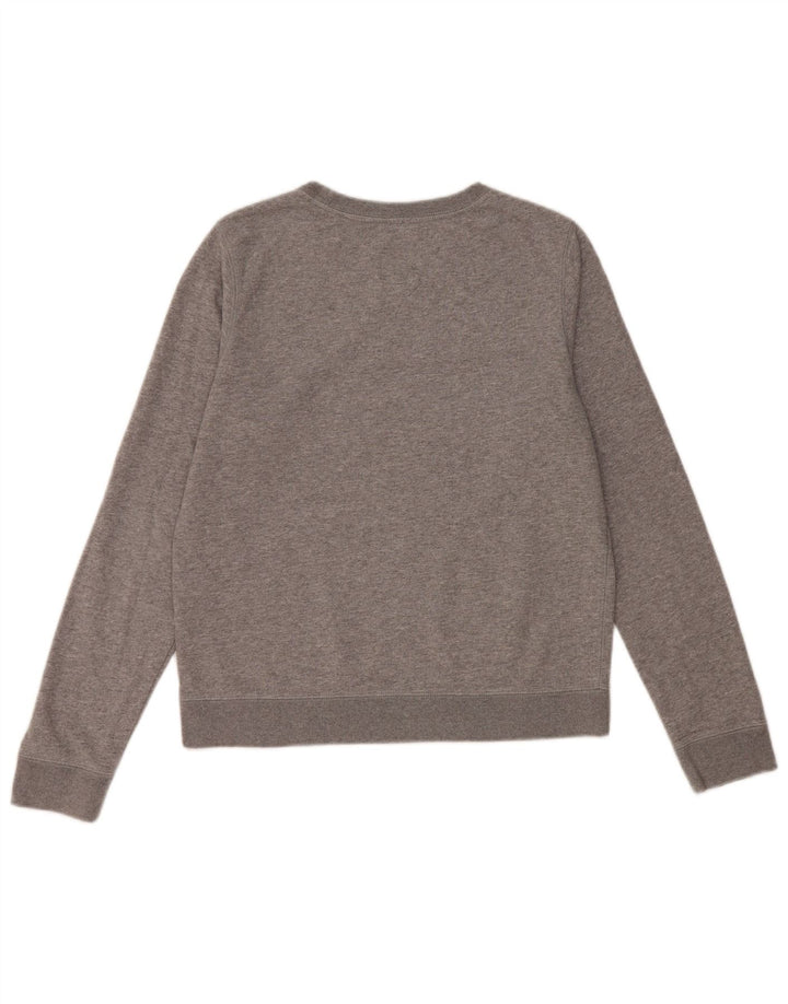 JACK WILLS Damen-Sweatshirt mit Grafik, UK 10, Größe S, grau, Baumwolle