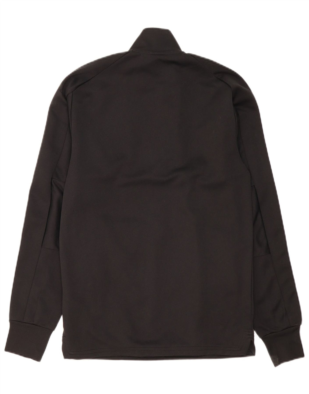 ADIDAS Herren Climalite Zip Neck Pullover Trainingsanzug Top XS Schwarz Polyester