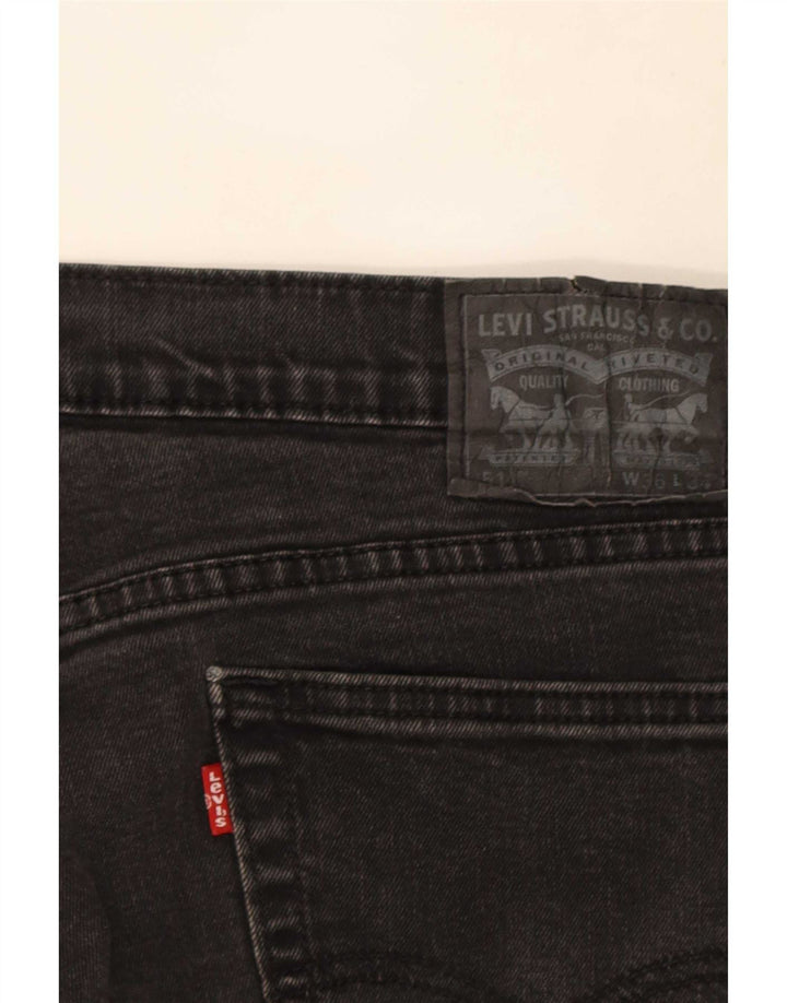 Levi's Herren 511 Slim Jeans W36 L34 Schwarz