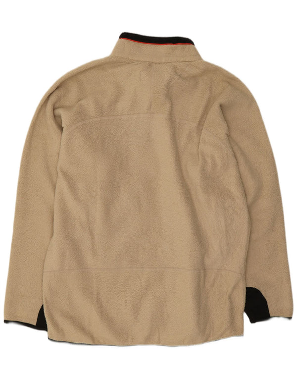 Fila Herren Fleecejacke UK 44 2XL Beige Colourblock Polyester