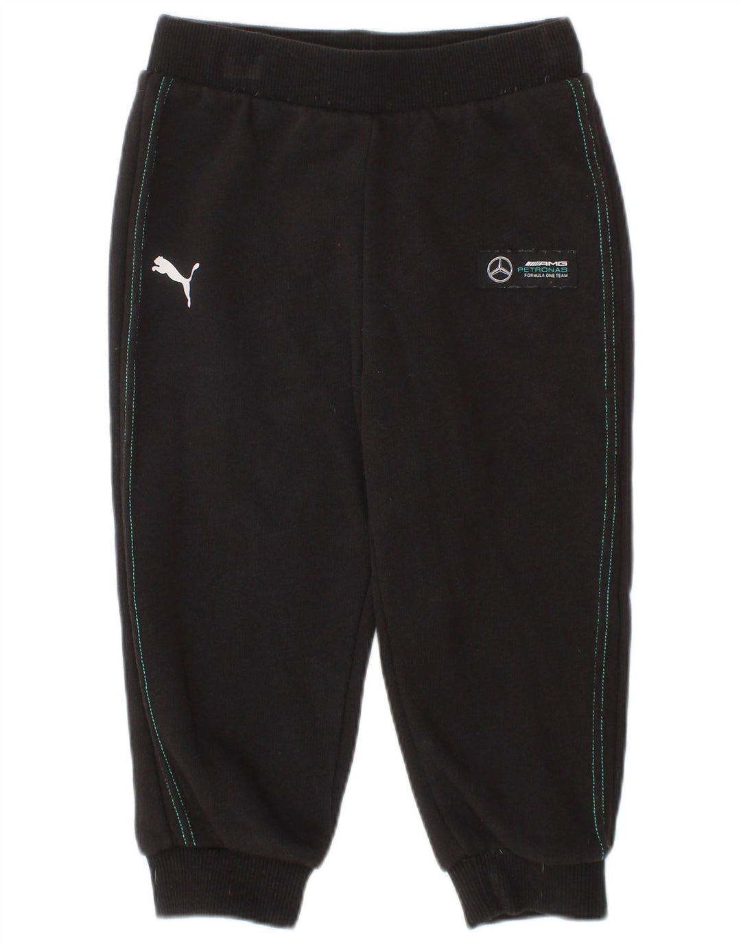 PUMA Baby-Jungen-Trainingshose, 18–24 Monate, Schwarz