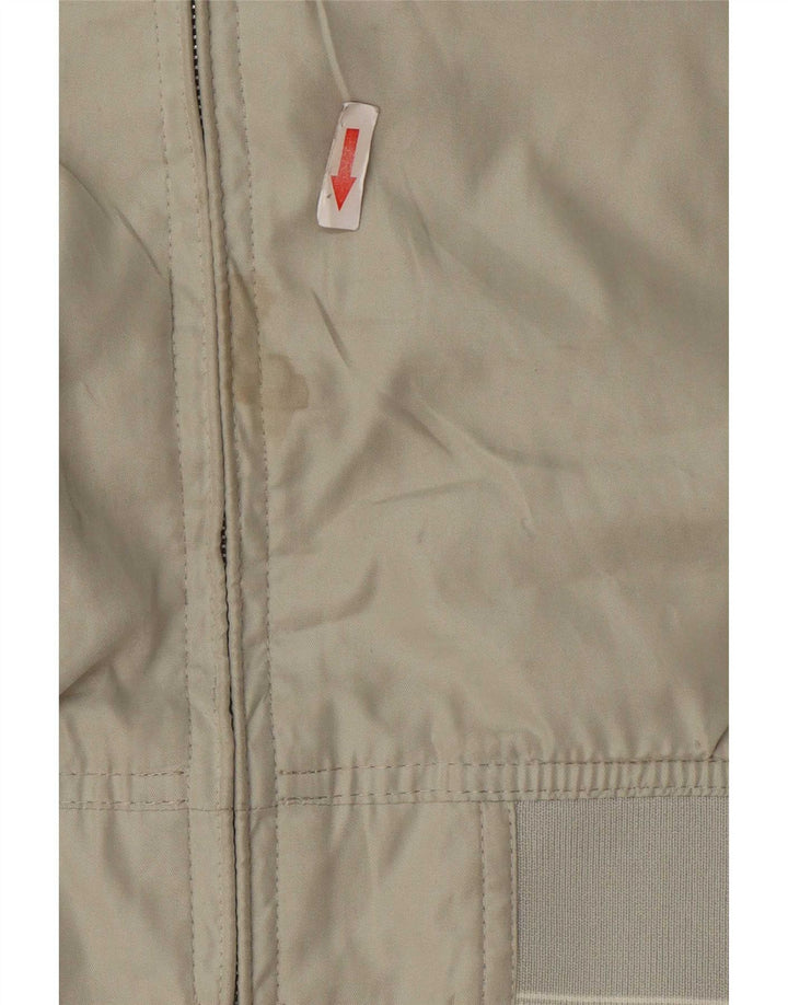 Marks & Spencer Herren-Bomberjacke mit Standard-Passform, UK 40, Größe L, grün, Polyester