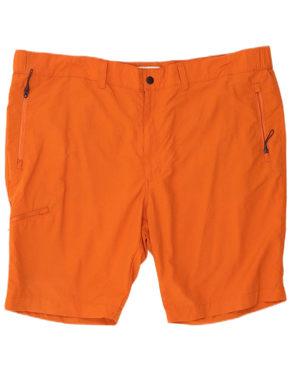 Marks & Spencer Herren Cargo-Shorts 2XL W44 Orange Polyamid