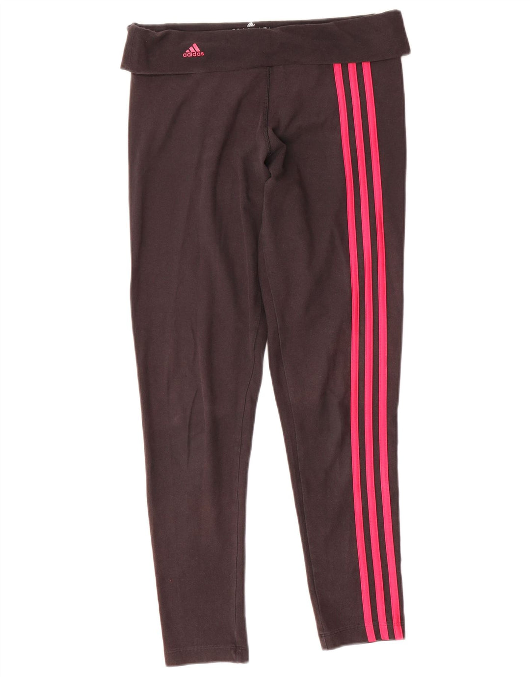 Adidas Damen Climalite Leggings UK 12/14 Medium Schwarz Polyester