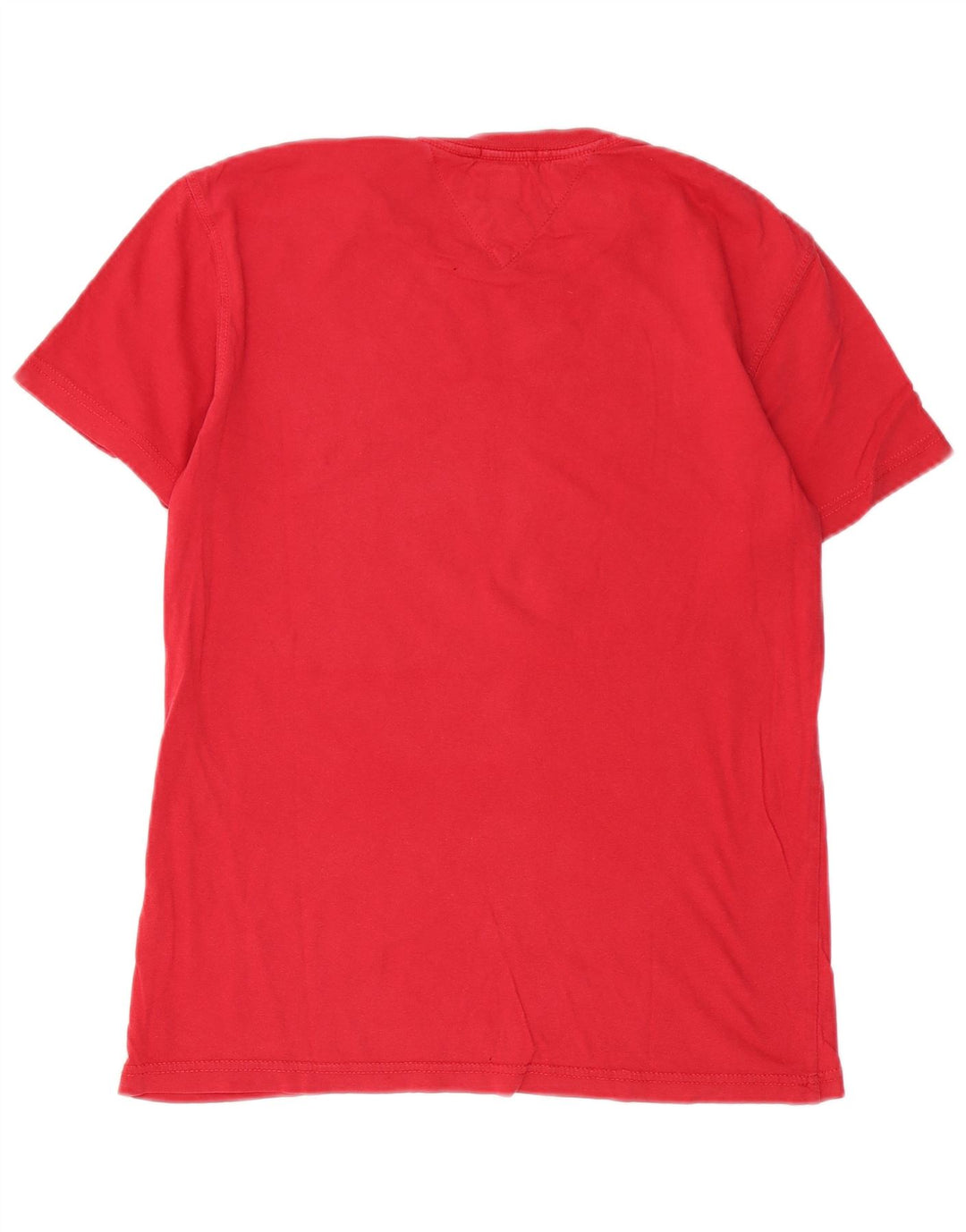 Tommy Hilfiger Herren-T-Shirt mit Grafik, Größe S, Rot, Baumwolle