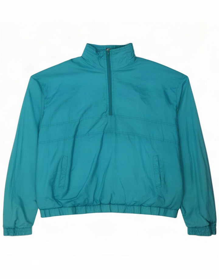 Vintage Herren Pullover Windjacke UK 42 XL Blau