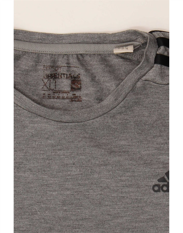 Adidas Herren Climalite T-Shirt Top XL Grau