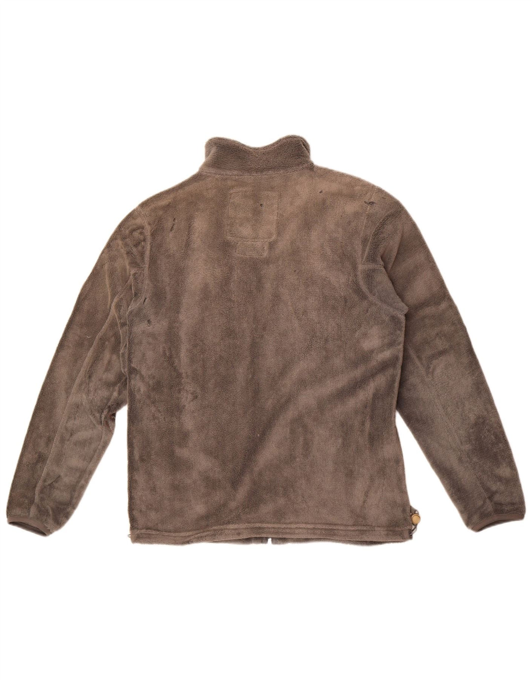 Norwegen Herren Fleecejacke UK 38 Mittelgrau Colourblock Polyester Sport