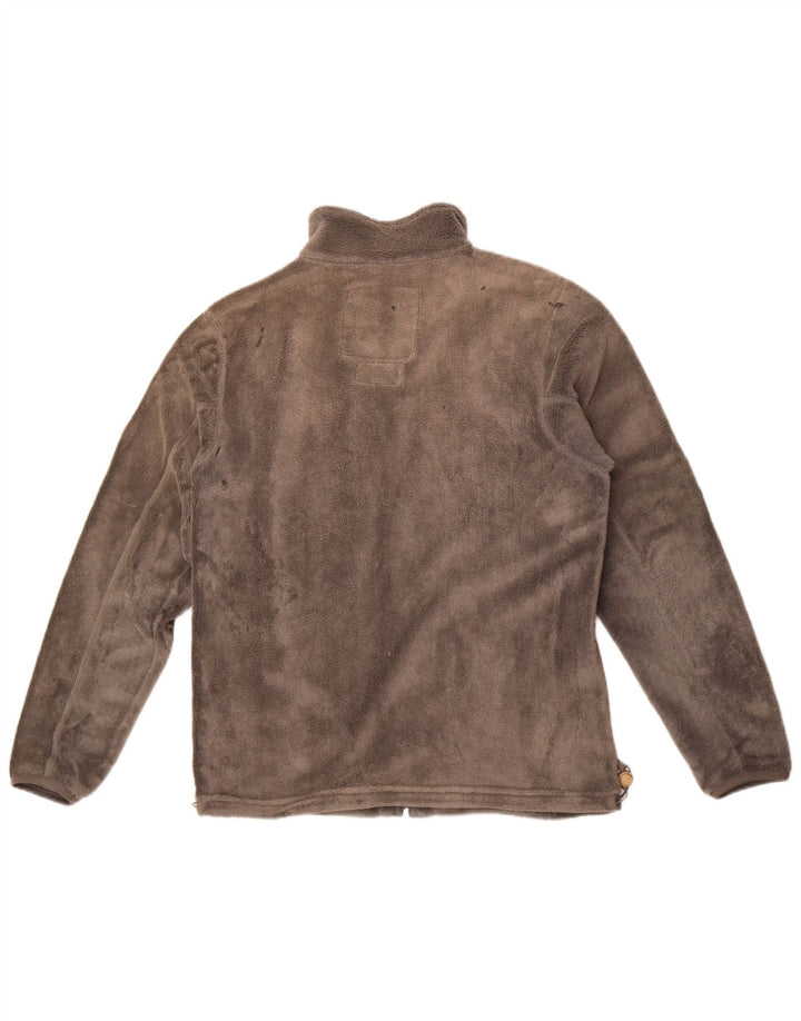 Norwegen Herren Fleecejacke UK 38 Mittelgrau Colourblock Polyester Sport