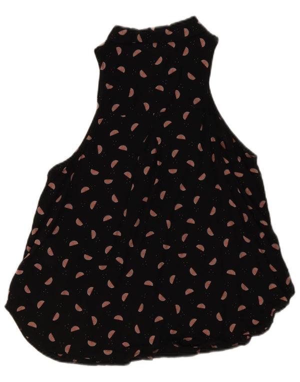 CLOCK HOUSE Damen-Hemdbluse mit abstraktem Muster, EU 38, mittelschwarz