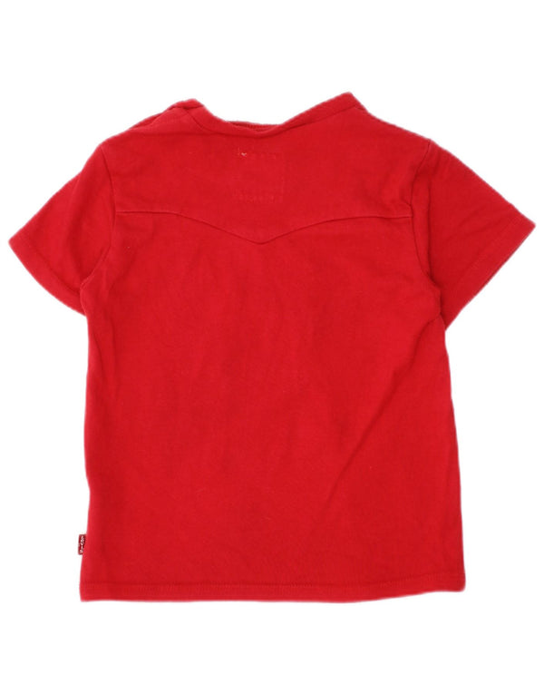 LEVI'S Baby-Jungen-T-Shirt mit Grafik, 18–24 Monate, rote Baumwolle