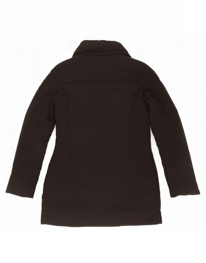 Bomboogie Damen-Windbreaker-Mantel UK 14 Mittelschwarzes Polyester