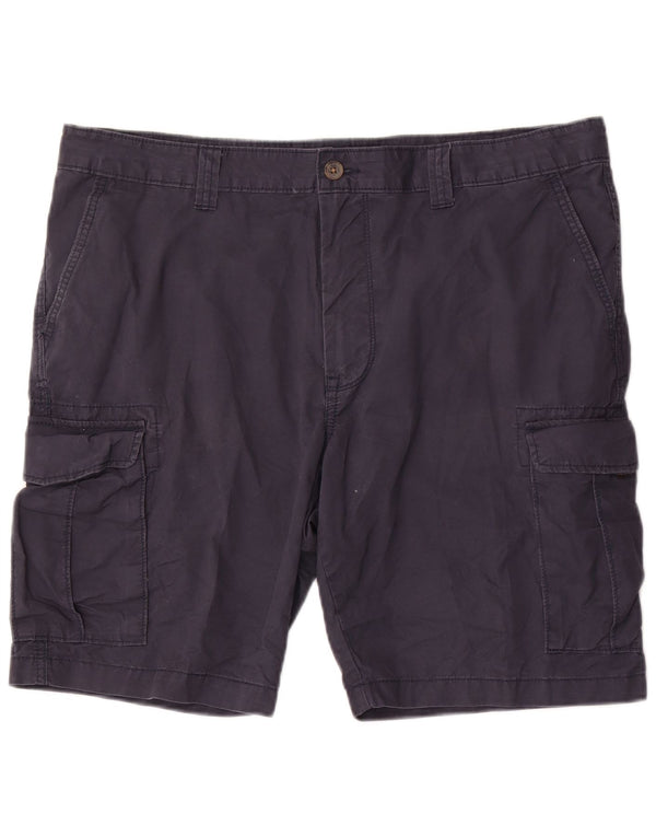 Marks & Spencer Herren Cargoshorts W40 XL Marineblau Baumwolle