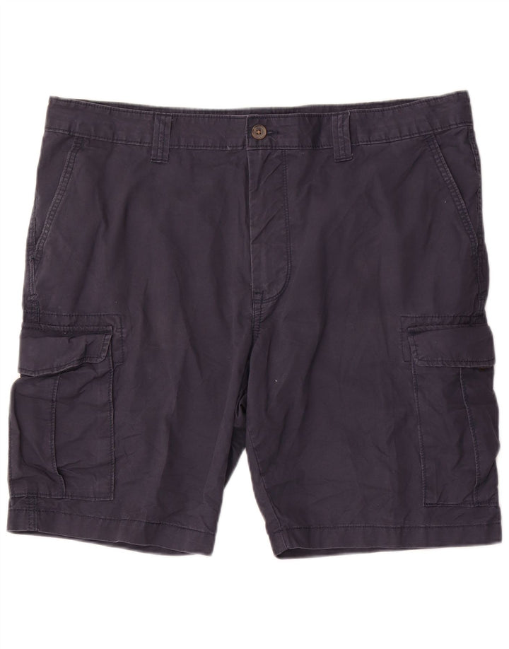 Marks & Spencer Herren Cargoshorts W40 XL Marineblau Baumwolle
