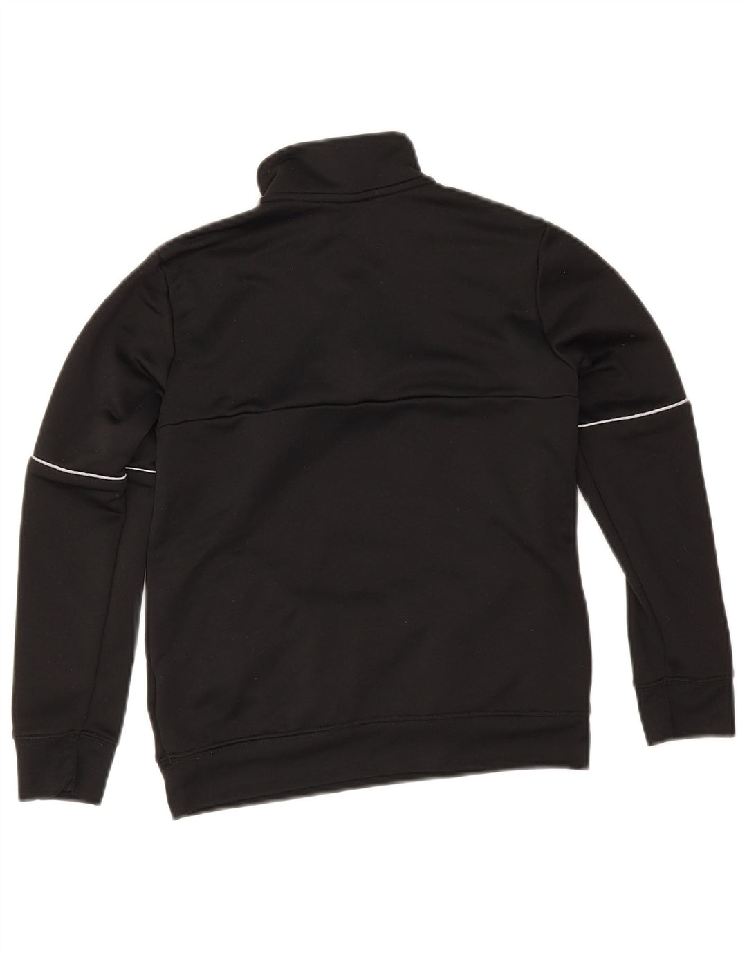 Adidas Jungen Aeroready Sweatshirt mit Reißverschluss, 9–10 Jahre, schwarzes Polyester