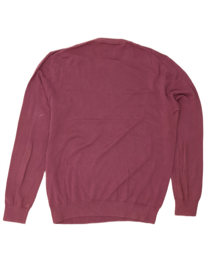 Joules Herren-Pullover mit Rundhalsausschnitt, mittelviolette Baumwolle