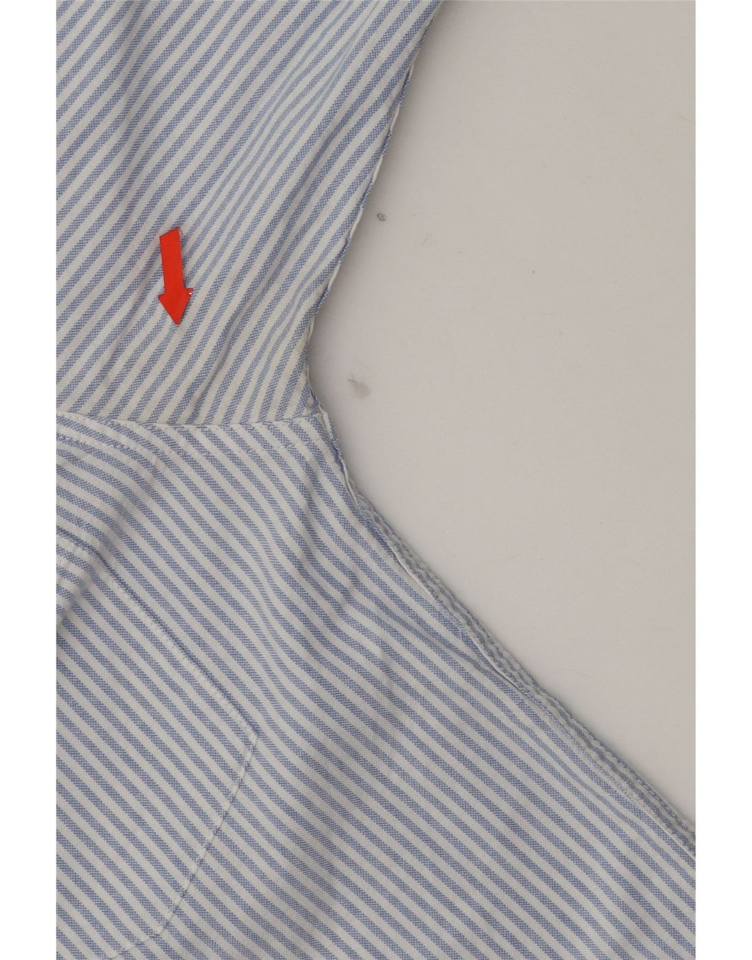 TOMMY HILFIGER Mens Regular Fit Shirt Small Blue Pinstripe Cotton Vintage Tommy Hilfiger and Second-Hand Tommy Hilfiger from Messina Hembry 