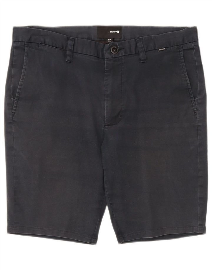 Hurley Herren-Chinoshorts W33, mittelmarineblaue Baumwolle