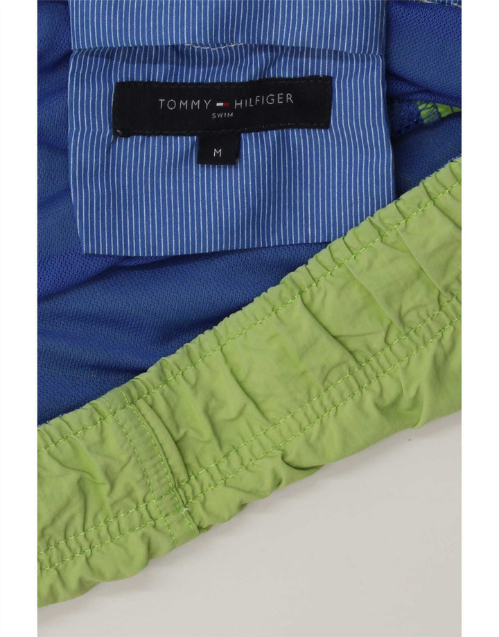 Tommy Hilfiger Herren-Badeshorts aus mittelgrünem Polyester