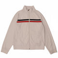 Fila Herren-Trainingsanzugoberteil, Jacke, 2XL, weiß gestreift, Polyester