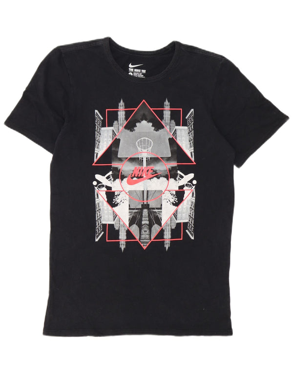 Nike Herren Athletic Cut Graphic T-Shirt Top Small Schwarz
