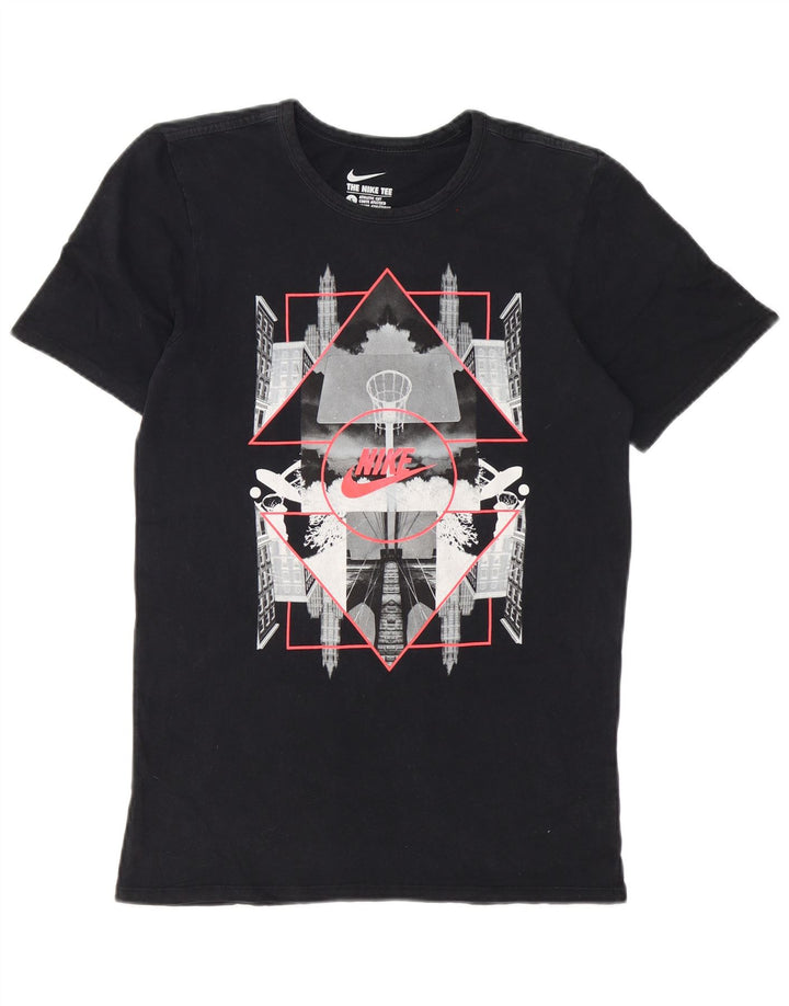 Nike Herren Athletic Cut Graphic T-Shirt Top Small Schwarz