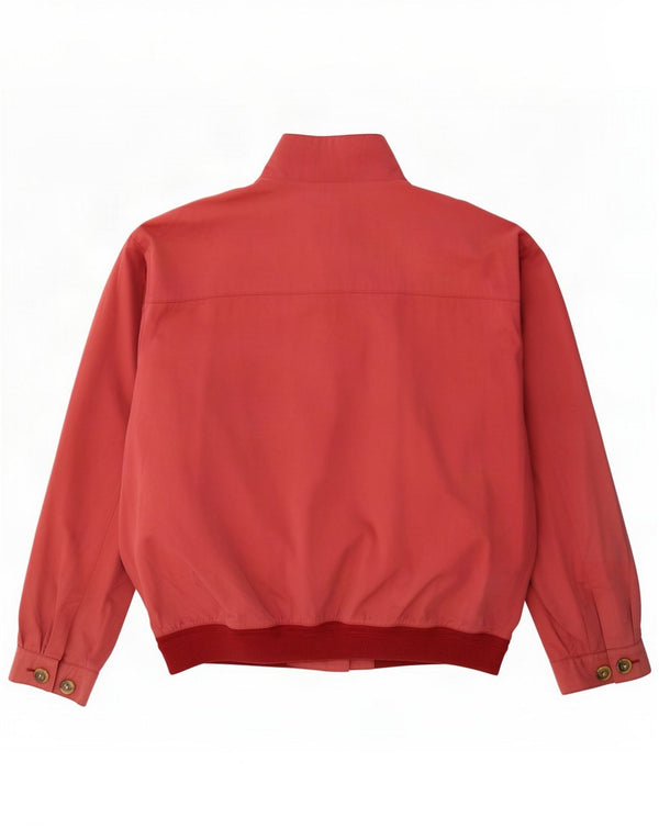Aigner Mens Bomber Jacket IT 52 XL Red Polyester