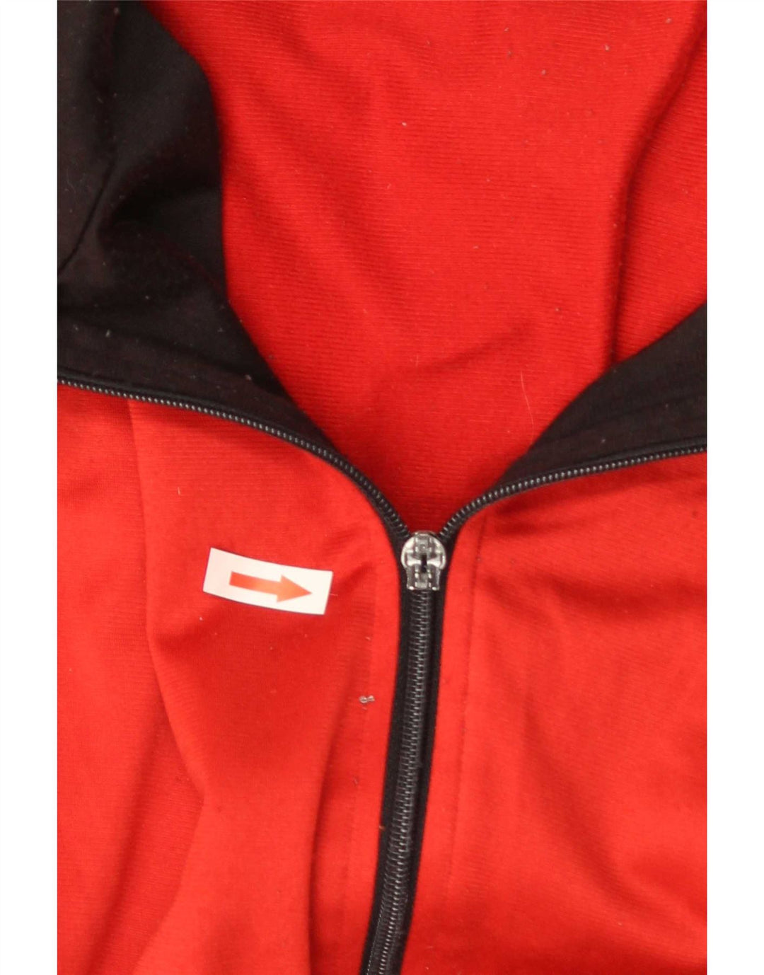 Reebok Herren-Trainingsanzug mit grafischem Oberteil, groß, rot, Farbblock