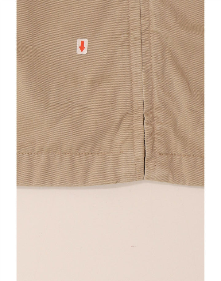 Vintage Herren Bomberjacke UK 40 Große Beige Baumwolle