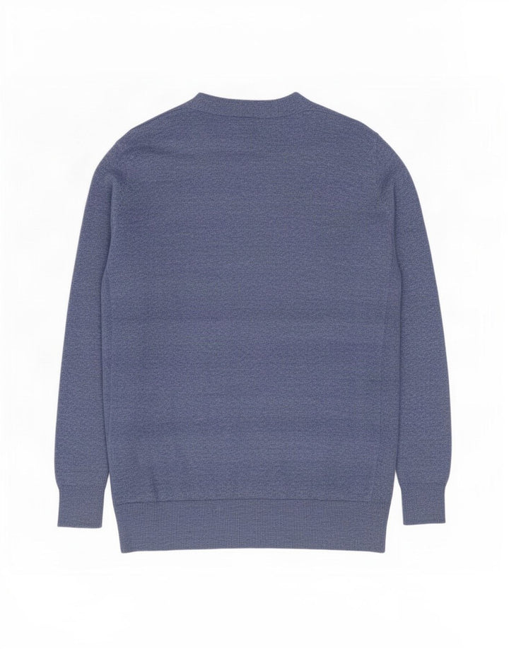 Marks & Spencer Offener Damen-Cardigan-Pullover UK 12 Mittelblau meliert